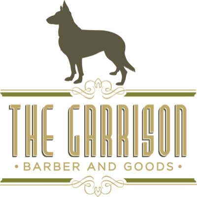 The Garrison Barber and Goods logo