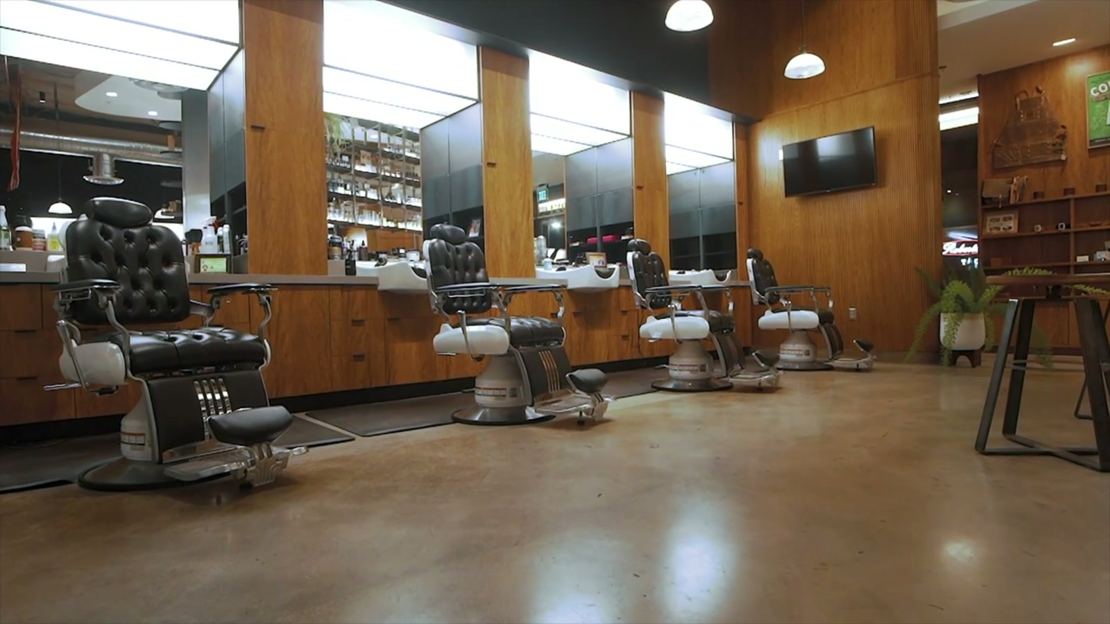 Inside The Garrison Barber and Goods